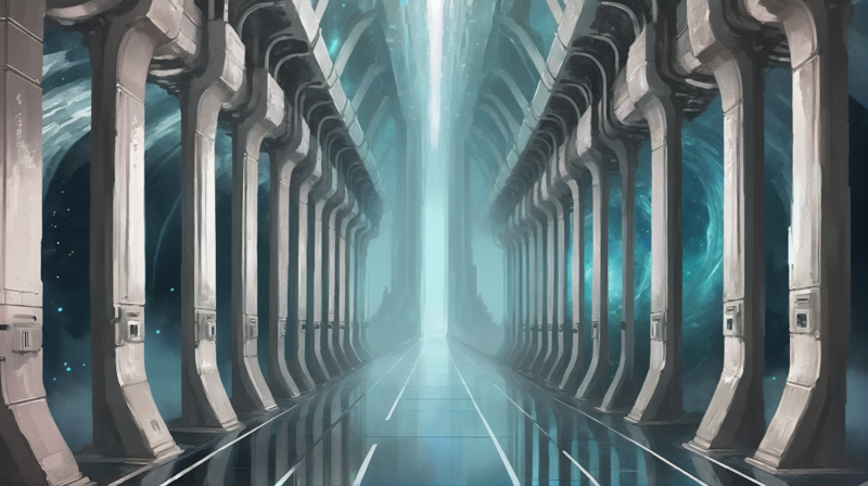 01134-3036880708-digital art, dank underground corridor in a ghostly fantasy vertical arcology beyond the end of the universe, masterpiece.webp